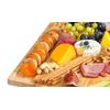 WOOD Large Cutting Boards for Kitchen Meal Prep & Serving-bamboo 12 by 9