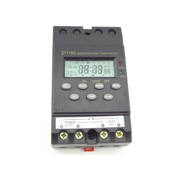 1 Unit Of 12v Timer Switch Timer Controller Lcd Displayprogram/programmable Time