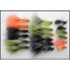 Trout Flies, Flash Damsels 18 Per Pack, Mixed Gold head,Hothead and Mini