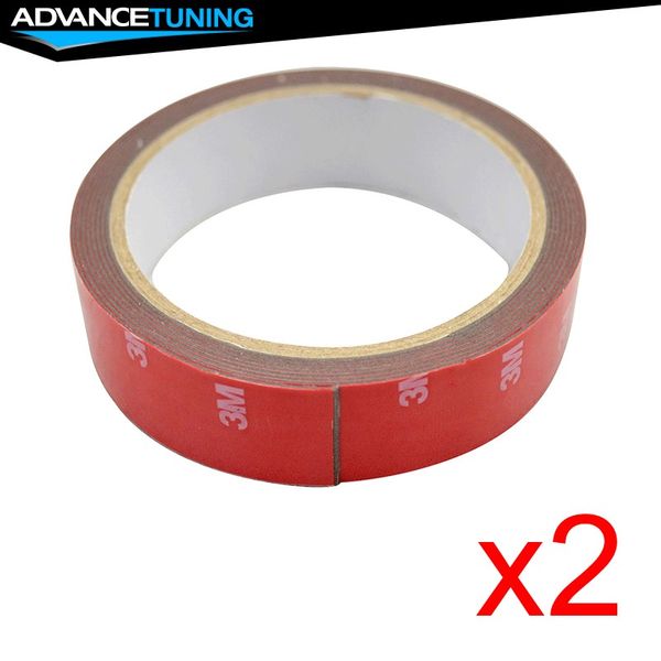2 Rolls Acrylic Foam 3M Double Sided Tape Strong Adhesive Attachment