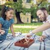 Shut the Box Dice Game，Wooden Board Table Math Game with Lid - 6 Dice - Gift Pac
