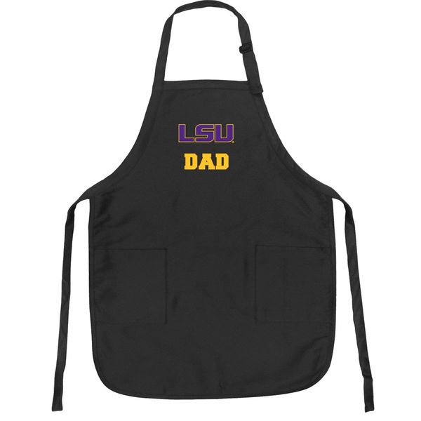 Broad Bay LSU Tigers Dad Aprons LSU Dad w/Pockets Grilling Gift Him Men