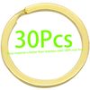 Joyce Lindberg 30 Pcs Scuba Diving Brass Split Ring for BCD Attachment Keychain 1.37"/35mm
