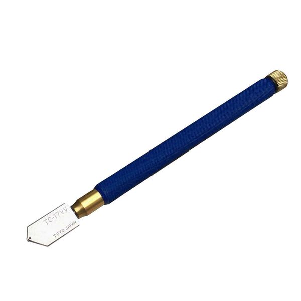 TOYO Oil Glass Cutter - Cutting Angle 138° Brass Handle - TC 17 B