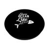 Save The Ocean Life Conservation Sea Pollution Plastic PopSockets Swappable PopGrip