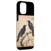 iPhone 15 Pro Max Japanese Vintage Crow Design Classic Case