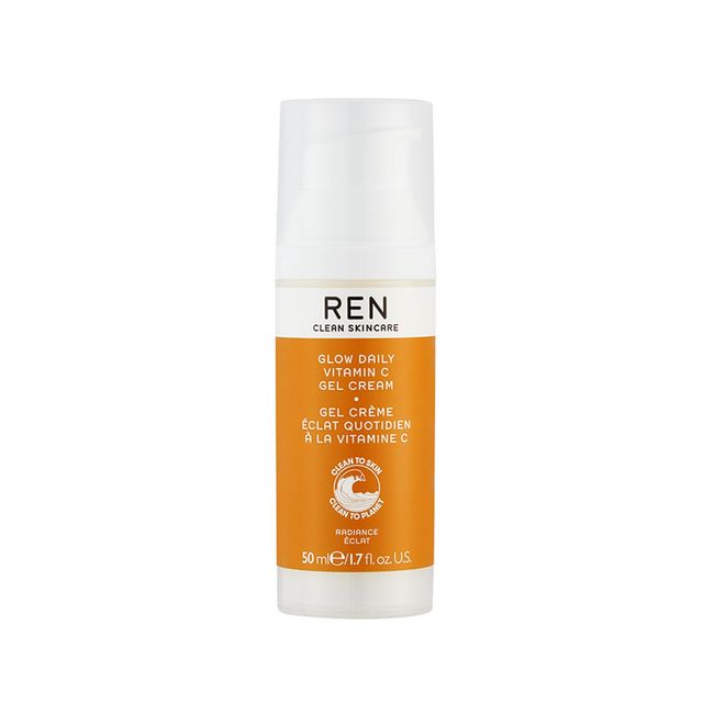 REN Clean Skincare - Glow Daily Vitamin C Gel Cream - Antioxidant Face Moisturizer with Vitamin C, Cruelty Free & Vegan