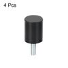 uxcell M6 Thread Rubber Mount Vibration Isolator Studded Cylindrical Shock Absorber 20x25mm 4pcs