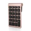 Gugxiom Numeric Keyboard Numeric Keypad Bluetooth Wireless Shortcut Key,bluetooth 5.0 Programmable Keyboard,Wireless Keyboard Shortcut Keyboard(Rose Gold)
