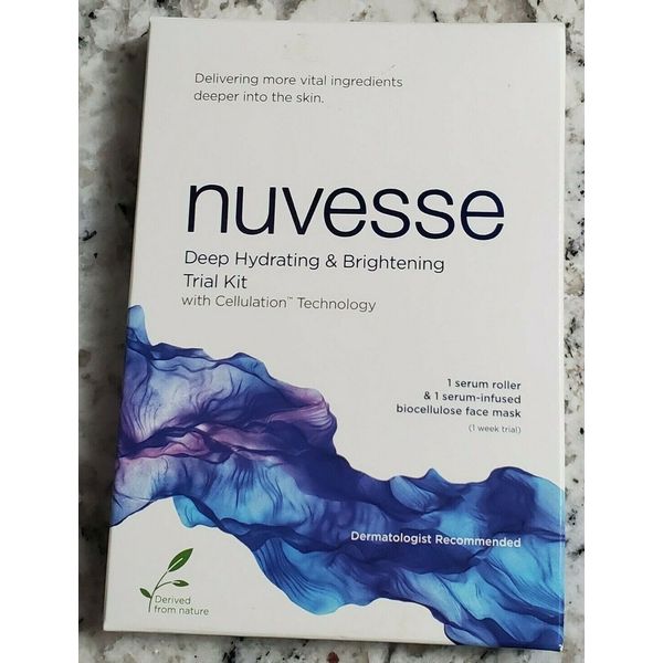 $40 NEW Nuvesse Deep Hydrating & Brightening Trial Kit W/ Cellulation Technology