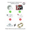 Everstone Coupless Wedding Band Engagement Ring Sets Titanium Polished Silver Color