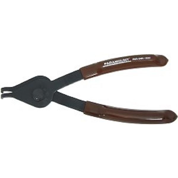 Paramount Snap Ring Plier: 7/16"-2" Shaft, 1-1/16"-2" Bore, 90 degree Tip Angle