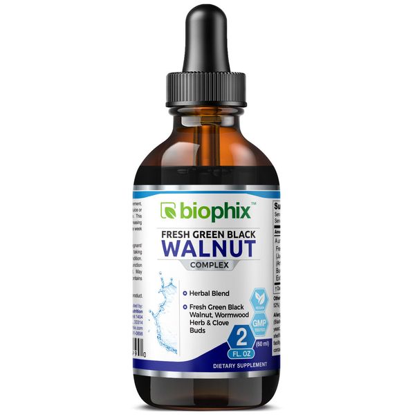 Biophix Fresh Green Black Walnut Extract 60 ml 2 oz