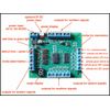 1 x model traffic light pedestrian signal controller 4 directions synchronously