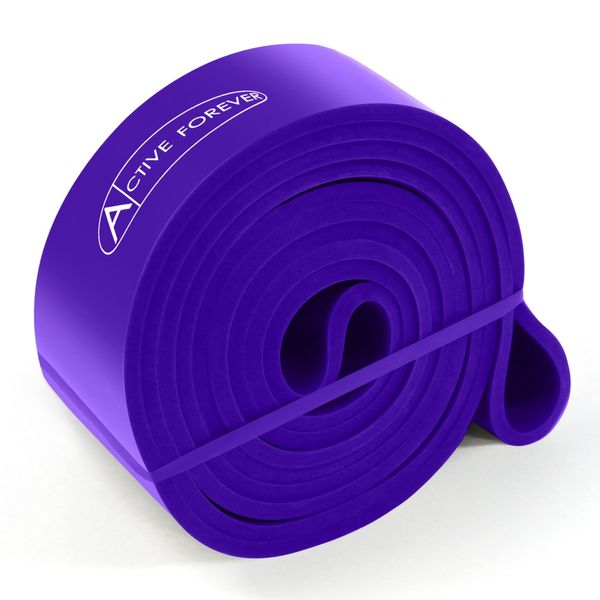 ACTIVE FOREVER Resistance Band,Pull up Assist Band,Fitness Band,Suitable for Boosting Strength,Yoga, Exercise(Purple)