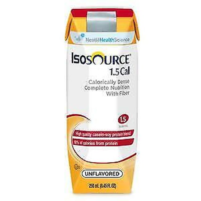 Isosource 1.5 Cal Complete Unflavored Liquid Food Case of 24, 4 PACK