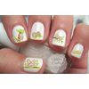 Cute Sleeping Sloth Nail Art Decals