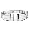 Dog Kennel Exercise Playpen 16 Panel Detachable Multiple Shape Safe For Pet 24"