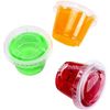 [200Sets-1oz] Small Plastic Containers With Lids,Plastic Cups With Lids,Jello Sh