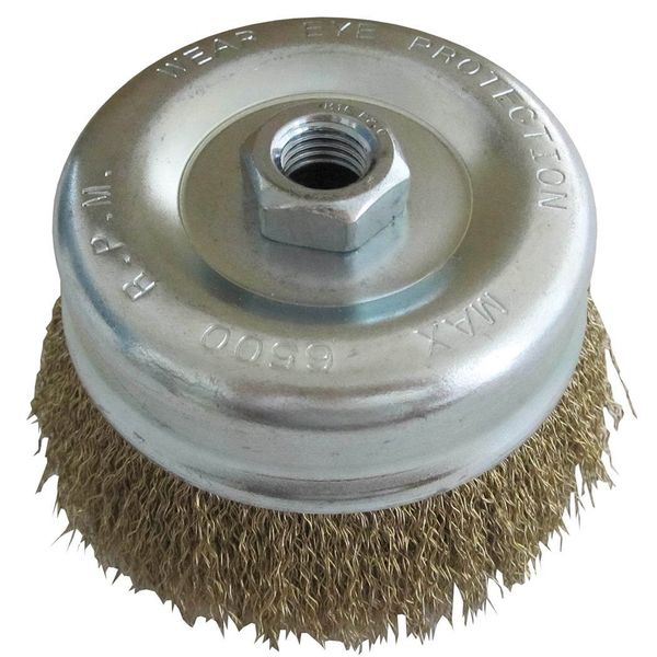 Naniwa PG-0046 Cup Wire Brush 4.9 inches (125 mm)