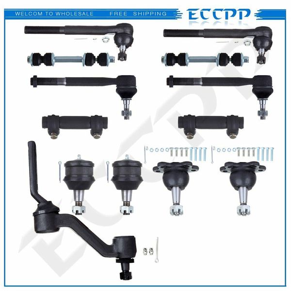 Complete 13pcs Front Ball Joints Idler Arm Ball Joints For GMC C1500 C2500