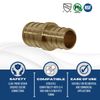 XFITTING 1 Pc. 5/8" X 3/4" Pex Reducing Coupling, Pex Coupling, Crimp Fitting