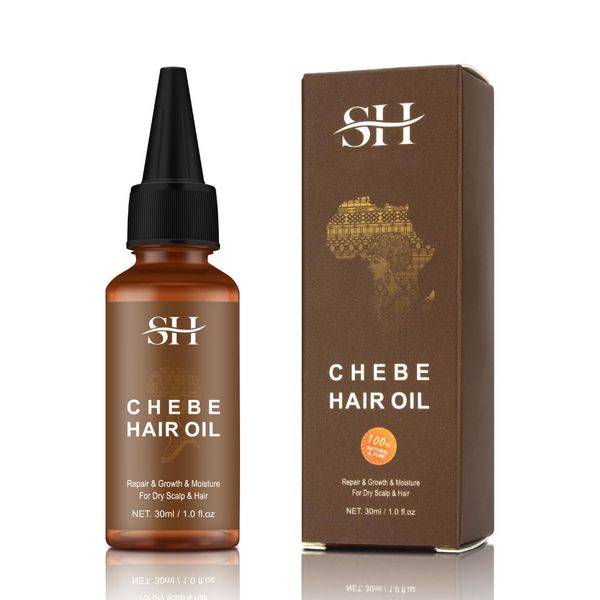 gowwim Chebe Oil for Hair Growth, 100% Natural Chebe Hair Oil,Made with Authentic Chebe Powder From Chad,Hair Loss Treatment,Relieves Itchy Scalp & Promotes Hair Growth.