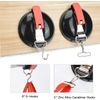 oumuik 3 Pack Suction Cup,Awning Suction Cups with 6 S-Hooks Suction Hooks，3-D Ring Clip
