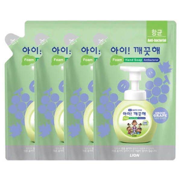 Aikkeokche Hand Wash Refill 450ml Green Grape x4