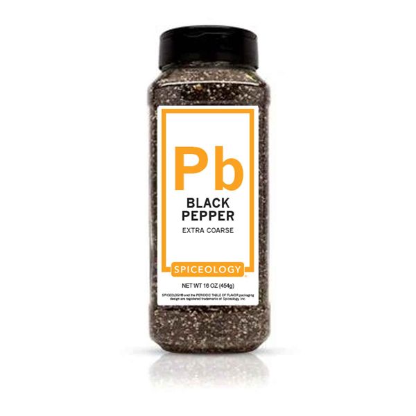 16 Mesh Black Pepper Ground - Spiceology Coarse Grind Black Pepper - 16 Ounces