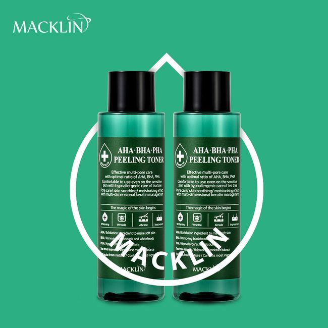 Macklin Cosmetics AHA BHA PHA Peeling Toner