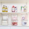 6PACK Clear Stackable Storage Bins with Lids Large Plastic Containers w/ Handle