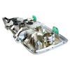 TRQ Rear View Camera Add On Kit w/Wiring Harness & Tailgate Handle Compatible with GM Pickup
