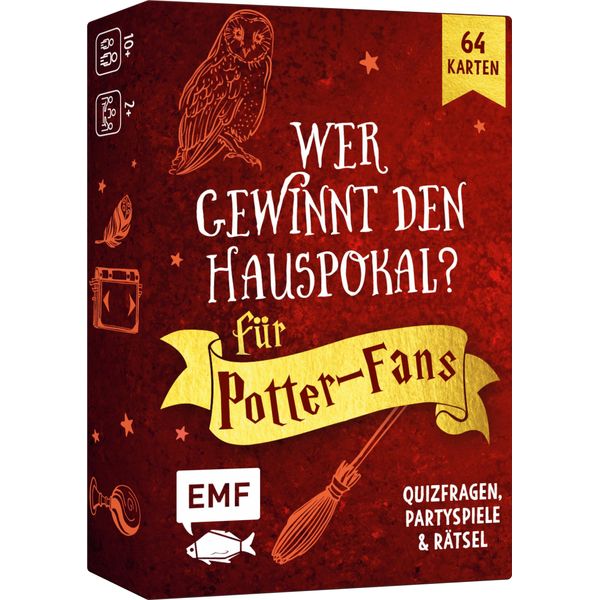 Kartenbox: Wer gewinnt den Hauspokal? Das Partyspiel für alle Harry Potter-Fans: Über 60 magische Aktionskarten mit Quizfragen, kniffligen Rätseln und lustigen Spielideen