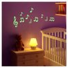 Glow in The Dark Wall Sticker Music Notes - 25 x 35cm
