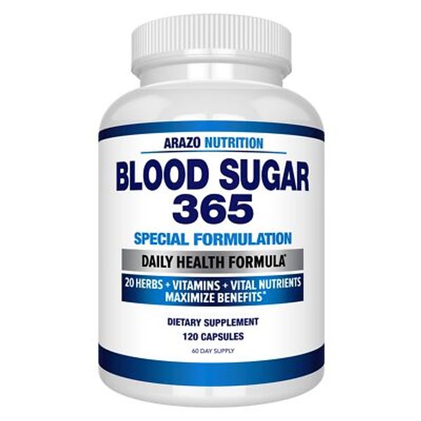Arazo Nutrition Blood Sugar 365 Supplement – Supports Healthy Energy Levels -...