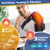 Heated Shoulder Brace Massage Rotator Cuff Support Compression Wrap Rechargeable