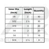 144pc Large Split cotter pin Assortment Replacement for JCB Tractor Truck Van Motorcycle