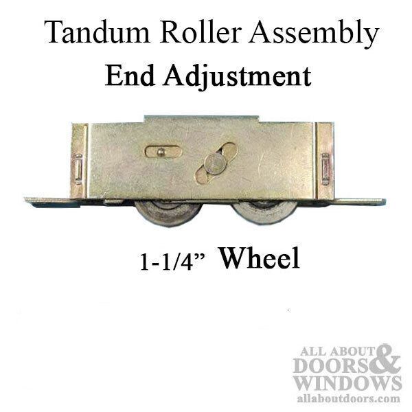 Patio Door Roller Two Wheel Door Roller 1.25 Inch Wheel Diameter Roller