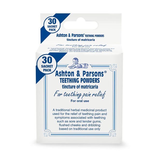 Ashton & Parsons Teething Powders for Babies From 3 Months+ Used To Help Soothe Teething Pain, Pack of 30