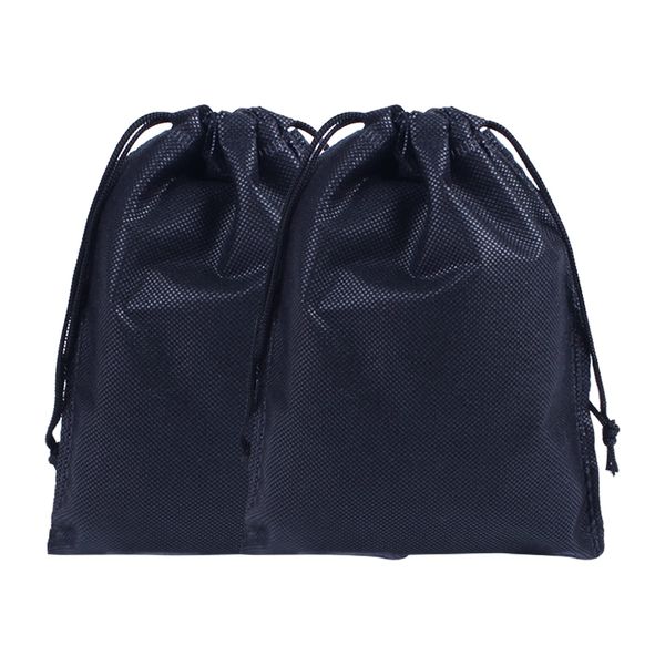 2pcs Portable Non-Woven Drawstring Shoe Bags,Travel Shoe Bags,Drawstring Shoe Bags Packing Clothes Bag Storage Bag dust-Proof Organizer for Home Travel Toy Shoes Boots High Heel Socks Storage Bag