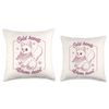 Cold Hands Warm Heart Cozy Winter Fox Snowflake Design Cute Throw Pillow