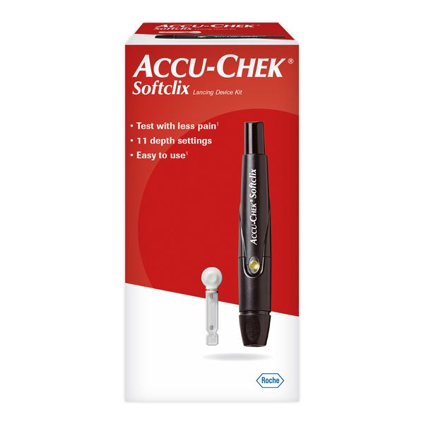 Accu-Chek Softclix Lancing Device and 10 Lancets for Diabetic Testing​