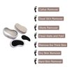Elegance 3 in 1 Pedicure Set,Emery Smoother Callus Remover Pumice Stone Buffer