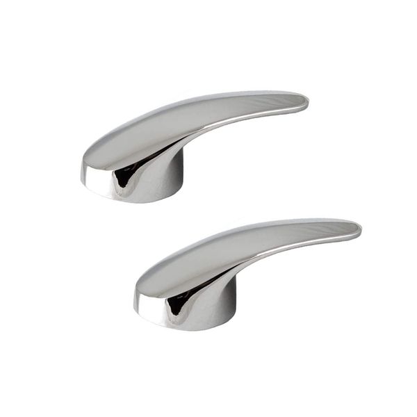 Kitchen Faucet Replacement Handle Tap Handle Lever Replacement Wasserhahn Ersatzteile Griff Faucet Handle For Bathroom,Kitchen,Sink,Bathtub Accessories Tap Replacement Accessories(2pc Silver)