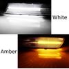 Clear Lens Amber Sequential Signal/White LED Parking Side Marker For C4 Corvette