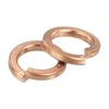 uxcell 10 Pcs Spring Lock Washer, M10 Split Lock Washer Assortment Copper Lock Washers for Screws Bolts Nuts