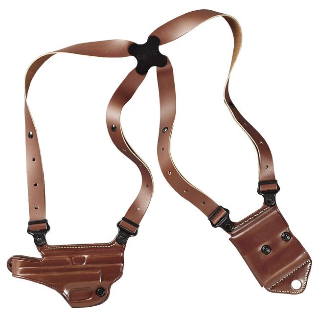 GALCO MCII224 Miami Classic II Right Hand Tan Leather Shoulder Holster