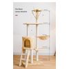 Pet Daily Kit Cat Tree 5-Tier Cat Scratch Posts Cat Perch Multi-Level Stable
