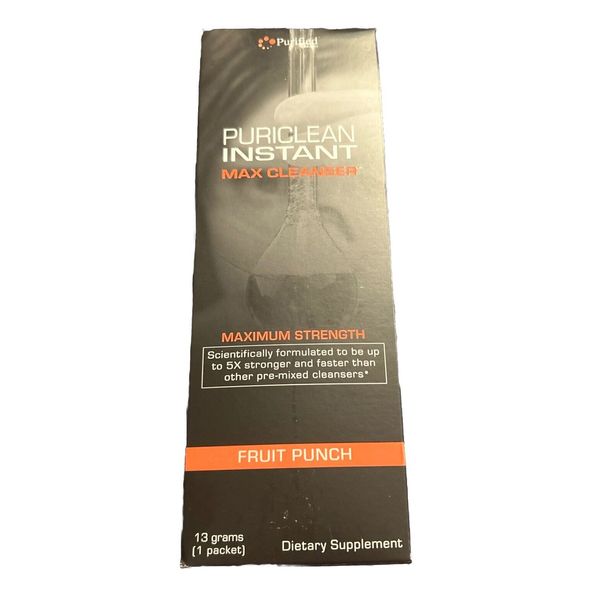 Puriclean Instant Max body Cleanser detox Fruit Punch 1 Packet 13 grams